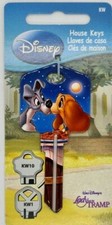 Disney Lady and the Tramp House Key Blank - Collectable Key - Lady and the Tramp