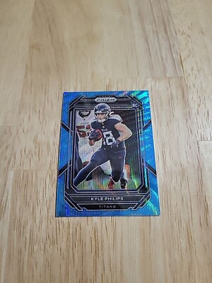 2022 Prizm KYLE PHILIPS Blue Wave Prizm /199 #357 Rookie RC COLOR MATCH Titans