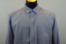 BANANA REPUBLIC Dress Shirt - Lavender Striped - L