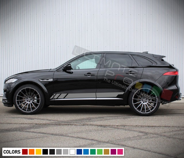 Sticker Stripe for Jaguar F Pace Sport Turbo Bike Rack 2016 2017 2018