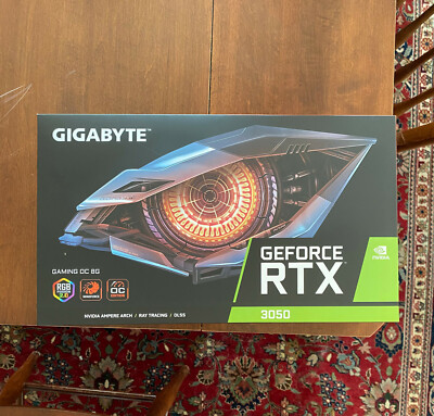 GIGABYTE GeForce RTX 3050 GAMING OC 8GB GDDR6 Graphics Card for