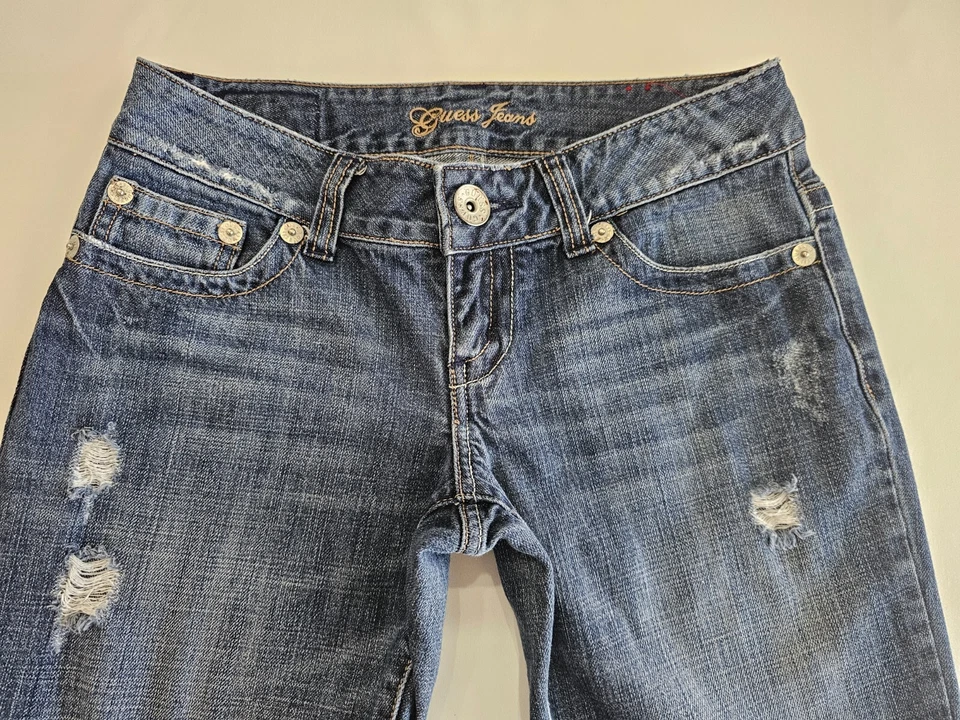 Guess Jeans Mujer Pantalones Talla 28 P55 Foto 3 de 4