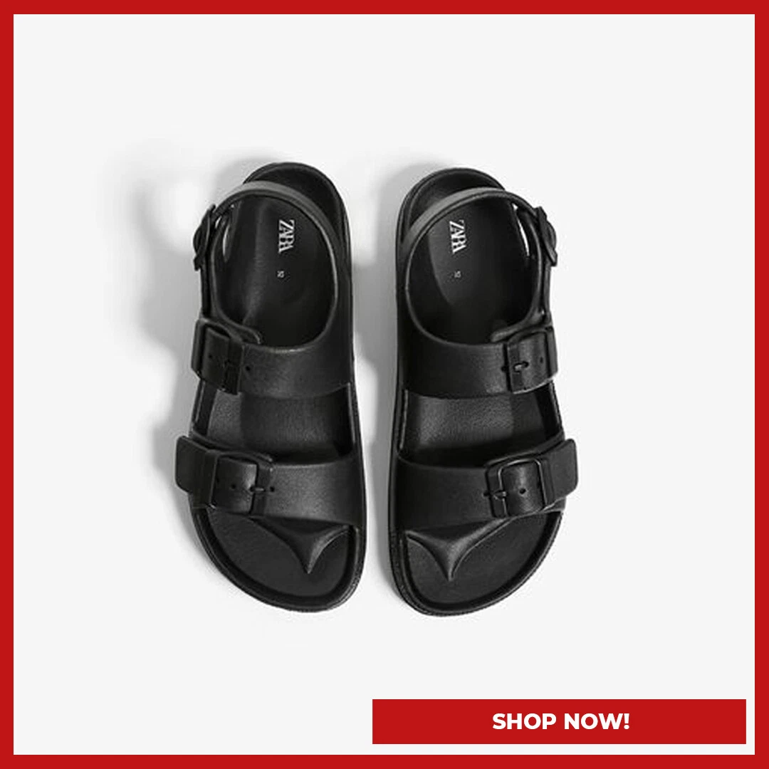 Kids clearance black sandals