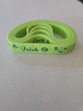 St. Patrick's Day Silicone Wristband Bracelets Luck O Irish Green Unisex