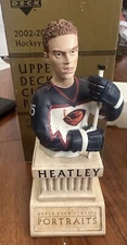 DANY HEATLEY 2002-03 UPPER DECK PORTRAITS MINI BUST ATLANTA THRASHERS RARE NHL
