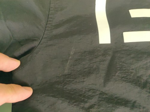 Chaqueta rompevientos para mujer CivilSaints ropa de calle para correr negra plateada reflectante - Imagen 8 de 8