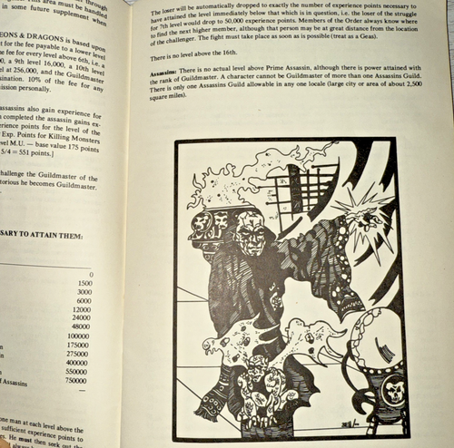 Dungeons & Dragons Blackmoor Supplement II by Dave Arneson 4th Print 1977 TSR Gy - Picture 6 of 9