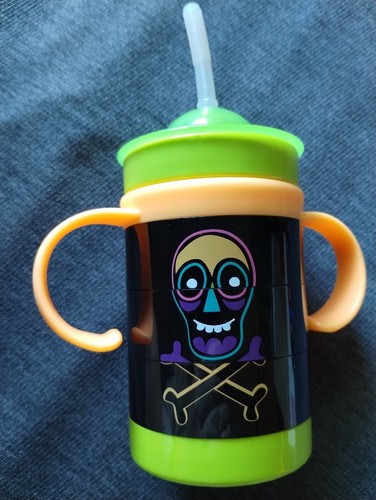 Halloween Skeleton Straw Sippy Cup Target New Unused Ships Next Day Combine Ship - Picture 3 of 12
