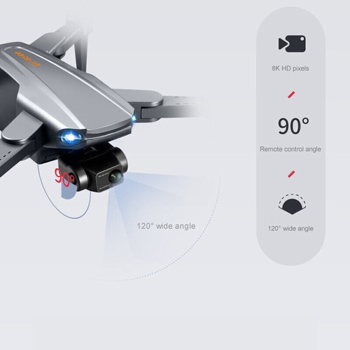 RG106 RC Drone GPS WIFI FPV 3-Axis Gimbal 8K Dual Camera Quadcopter Smart Follow - Picture 11 of 30