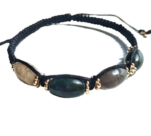Scddboy Mix Of 4 Wrap Bracelets For Men - Hemp Cord & Wood Bead Tribal Style Bracelets