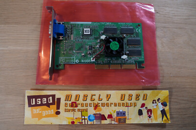 MSI MS-8808 Nvidia Vanta/TNT2 M64 AGP 4x Grafikkarte mit 32 MB - REFURBISHED