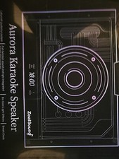 Karaoke Machine BT Speaker 2 Wireless Mic TWS Dynamic RGB LED Light USB Sup