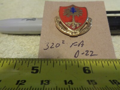 320th Field Artillery D-22 Unit Crest, DI, DUI (DRAW#203) | eBay