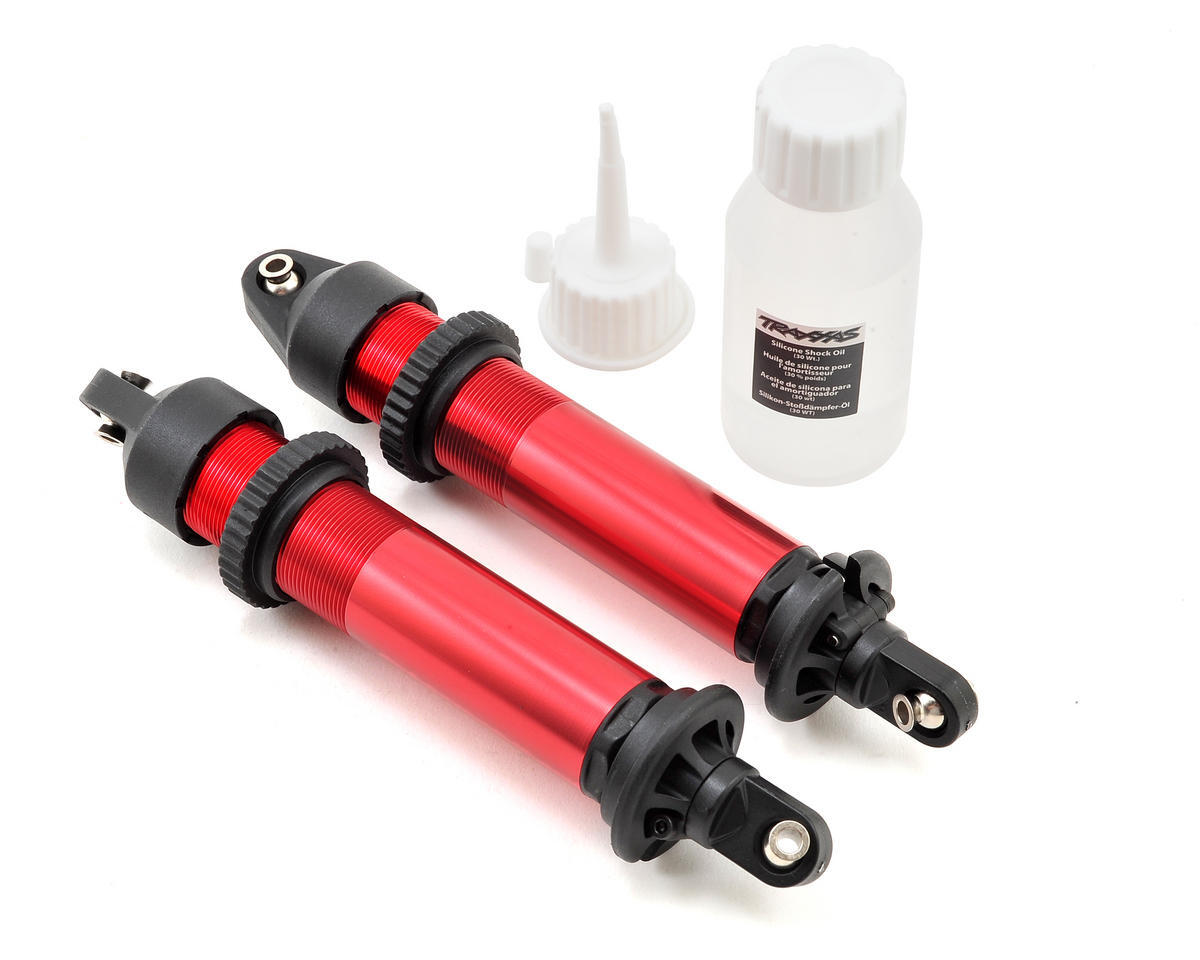 Traxxas X-Maxx GTX Red Assembled Shocks Pair 7761R