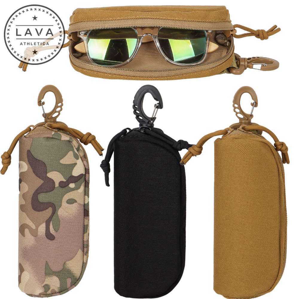 Tactical Molle Eyeglass Case Glasses Pouch Sunglasses Bag with