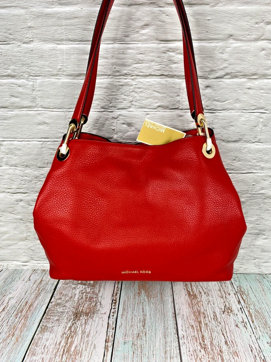 Michael kors clearance handbags red color