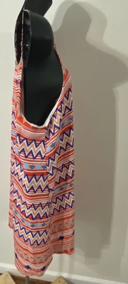 VETEMENTS Abito donna Grievergate con spalline Chevron foderato multicolore