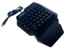 Bluefinger One Hand USB Wired RGB Gaming Keyboard