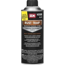 SEM 45508 Black Rust Trap Protective Restoration Urethane Coating (Pint)