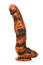 Creature Cocks Sabertooth Tiger Silicone Dildo, Orange 11" Fetish Kinky Fantasy