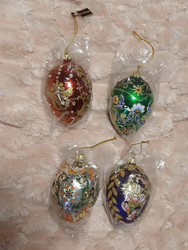 Joann River Set of 4 Orniments Decorative
