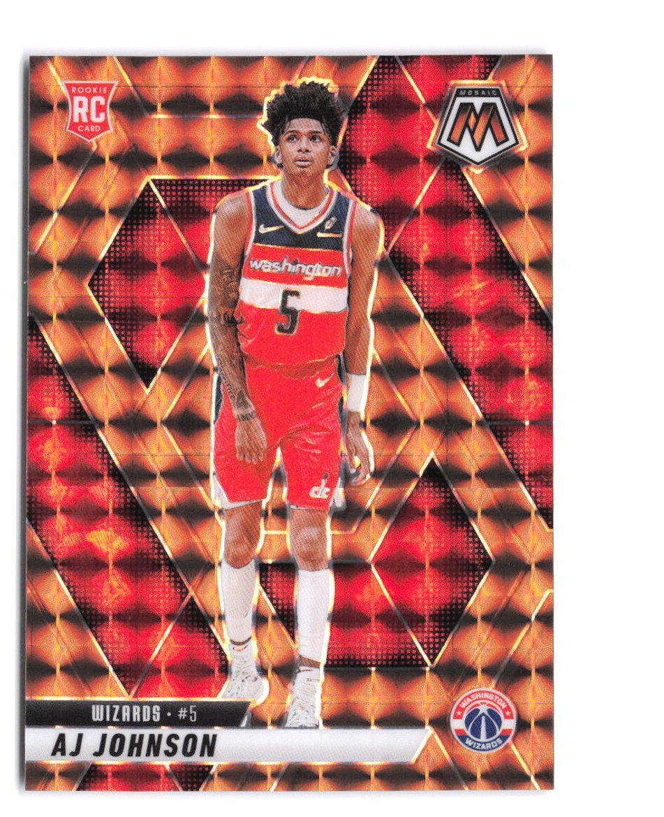 2024-25 Panini Mosaic - AJ Johnson #215 Bronze Prizm Rookie RC /75