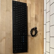 Dell KB216T Wired USB Keyboard QWERTY Quiet Keys Plug Play - TESTED no box