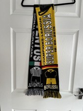 vintage football scarf UEFA Champions League Juventus & Borussia 2015