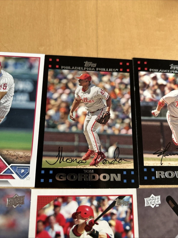 Colección de tarjetas de béisbol de los Filis de Filadelfia (10 tarjetas) Foto 3 de 4