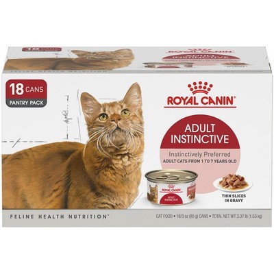 Royal Canin Adult Instinctive Cat Food Thin Slices in Gravy 18 Pack 0.67oz