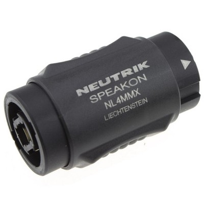 Neutrik NL4MMX Speakon PA Lautsprecher TwistOn Kabel Verriegelung Kupplung Joiner