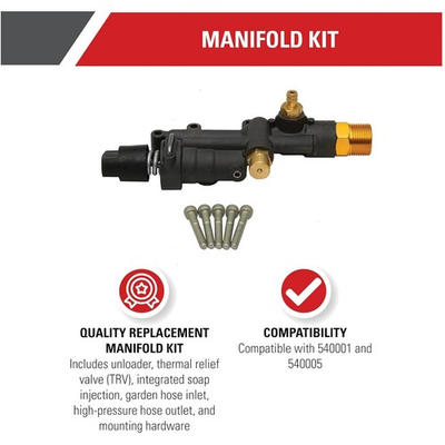 #ad Genuine Manifold Replacement for AAA Pressure Washer $122.39