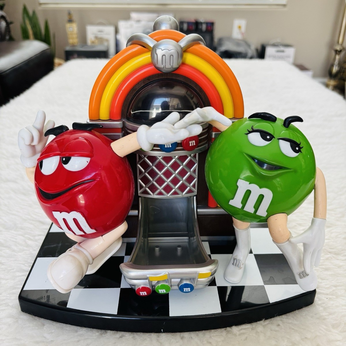 その他 m&m's Cafe Dispenser M&M Cafe Jukebox Multicolor Candy Dispenser | eBay