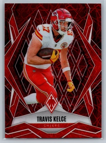 #060 - 2025 Panini Phoenix - Travis Kelce #60 Red Lazer /199