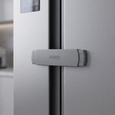 2-Pack French Door Fridge Lock for Kids, Child Proof Refrigerator and Freezer Lo