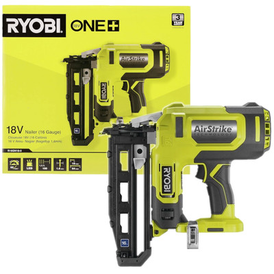 Ryobi Akku-Nagler 18V Nageltyp 1,6mm 19-65mm AirStrike Solo R16GN18-0 5133005137