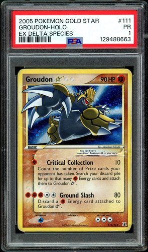 Groudon ★ graded PSA 1 for sale on eBay