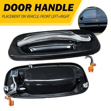 2PCS Front Outside Door Handles Set For 99-06 Chevy Suburban Avalanche 1500 2500