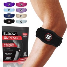 Sleeve Stars Tennis Elbow Brace for Men Women Tendonitis Strap Golfers Support