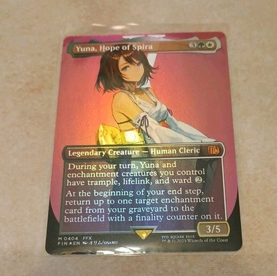 Yuna, Hope of Spira Borderless FOIL Final Fantasy MTG MINT 🔥 | eBay