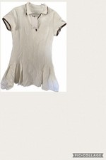 Urban Way White Short Shirt Dress Collared Pleated Short Sleeve Size M