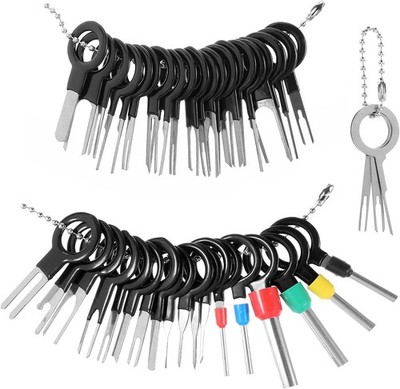 41-Piece Electrical Pin Removal Tool Kit for Car and Household Devices, Terminal