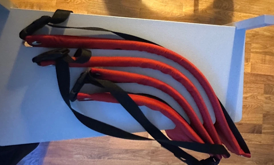 Conjunto e rack de raios X de avental de chumbo (opções de cores preto, vermelho e azul. US$ 1.030 novo - Imagem 3 de 4