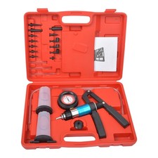 Kfz Vakuum/ Druckpumpen-Satz Entlüftung Unterdruck Handpumpe Druckprüfer Tester