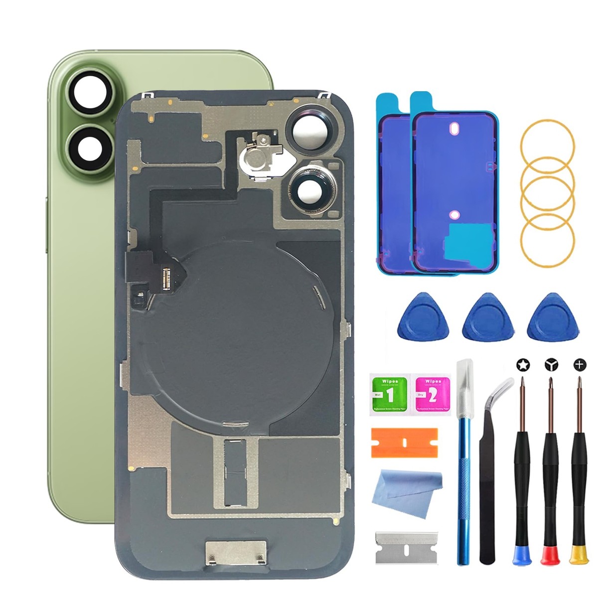 Back Glass Replacement for iPhone 17 with Plate & Flex Cable | eBay