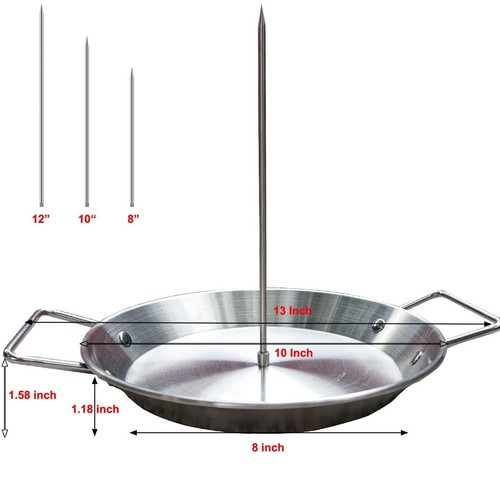 Vertical Skewer Al Pastor Skewer Stainless Steel Brazilian Skewers El Pastor ... - Picture 2 of 6