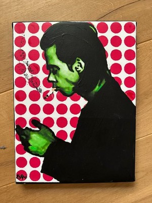 Nick Cave by EsQui - Original Painting / Gemälde  3 Klein