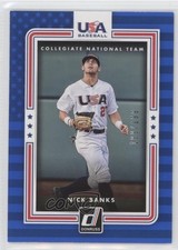 2016 Panini Donruss USA Collegiate National Team Blue /199 Nick Banks #USA-8 y0i
