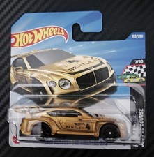 Hot Wheels 2018 Bentley Continental GT3 Gold Neues Case 2025
