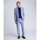 Kenneth Cole reaction 2 Piece Suit Mens 36S Pants 29W Light Blue Two Buttons